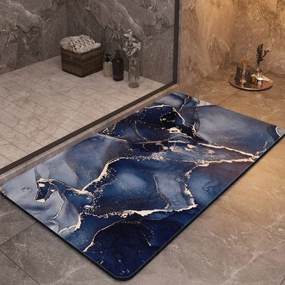 AquaLuxe Quick-Dry Bathroom Mat – Non-Slip Soft Absorbent Floor Mat
