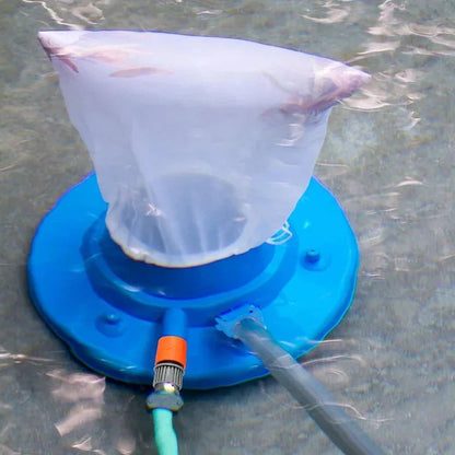 AquaVac Pool Vacuum Cleaner with Hose Powered Suction and Reusable Filter