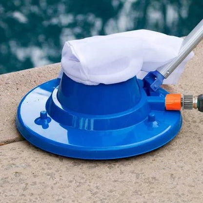 AquaVac Pool Vacuum Cleaner with Hose Powered Suction and Reusable Filter