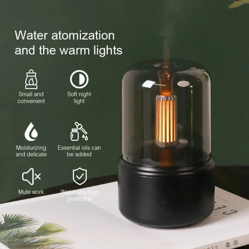 Aromin Portable Mini Aroma Diffuser with Night Light