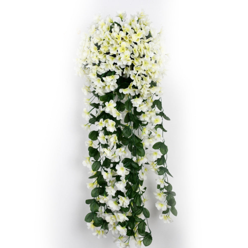 Artificial Cascading Orchid Flowers in Silk-Like Fabric for Indoor and Outdoor Decor