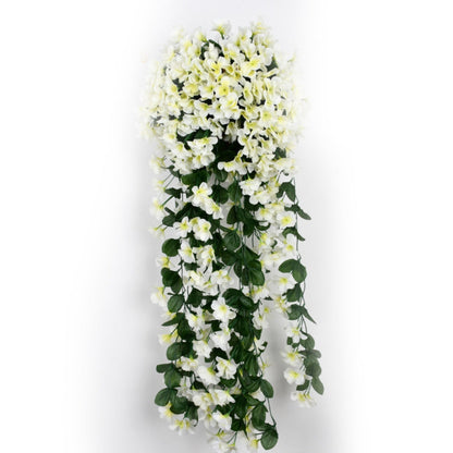 Artificial Cascading Orchid Flowers in Silk-Like Fabric for Indoor and Outdoor Decor