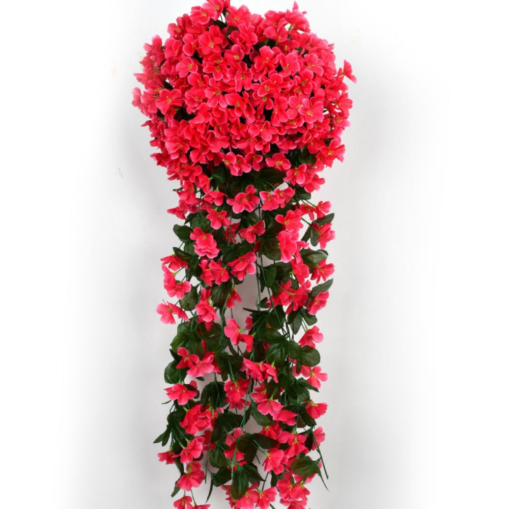 Artificial Cascading Orchid Flowers in Silk-Like Fabric for Indoor and Outdoor Decor