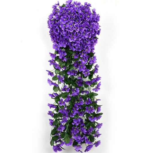 Artificial Cascading Orchid Flowers in Silk-Like Fabric for Indoor and Outdoor Decor