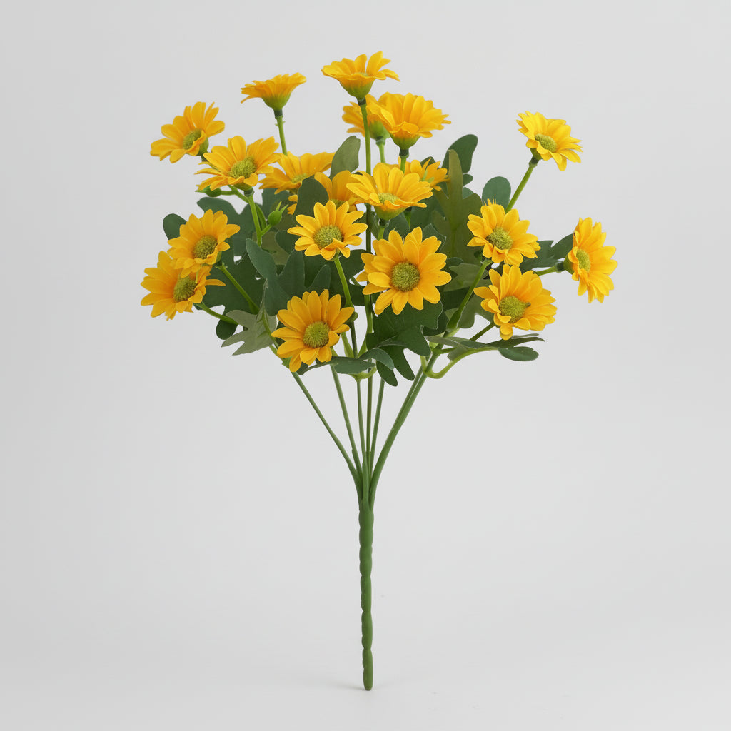 Centre de table en bouquet de marguerites artificielles, décoration intérieure