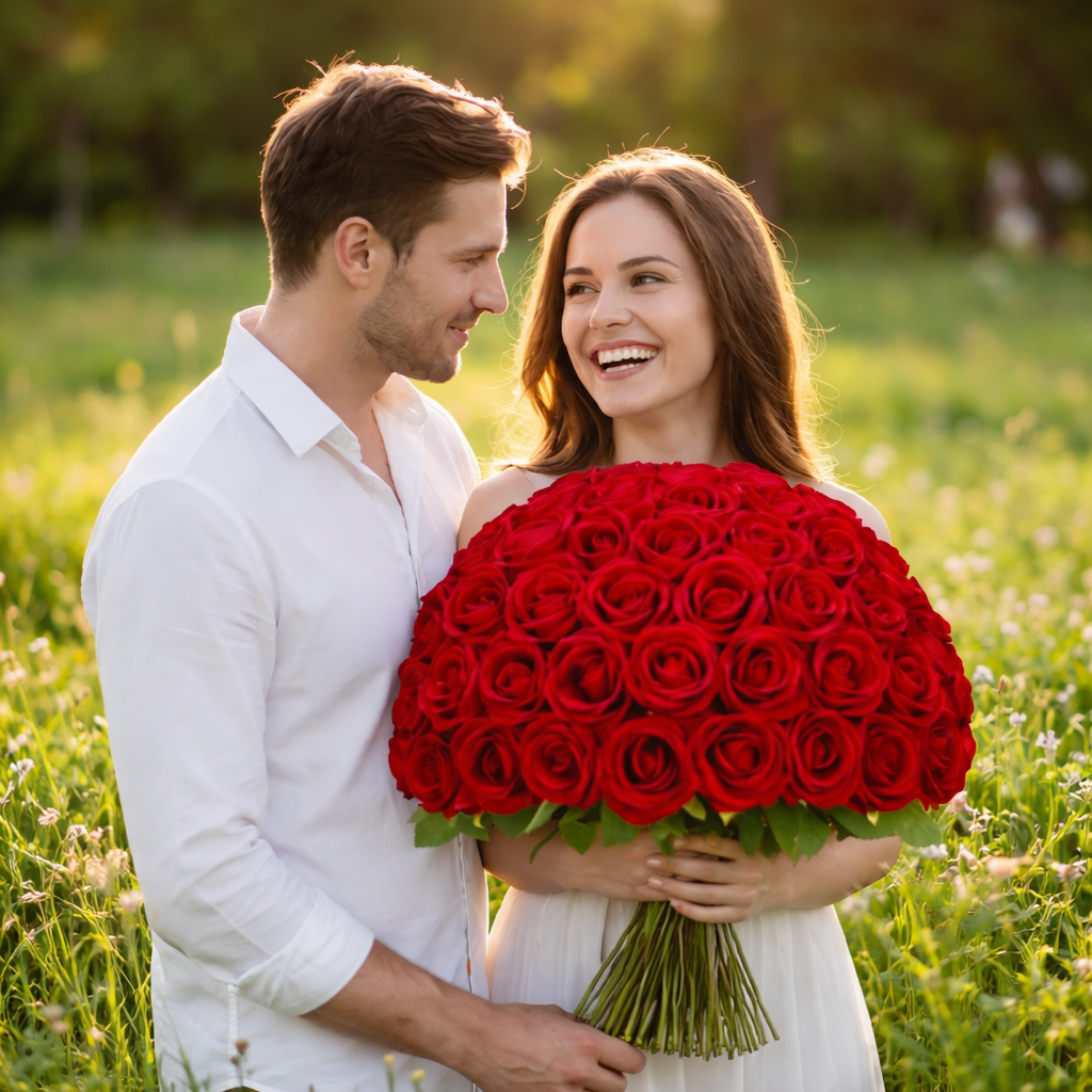 Artificial Rose Bouquet Set 50 Piece Wedding Gift Décor