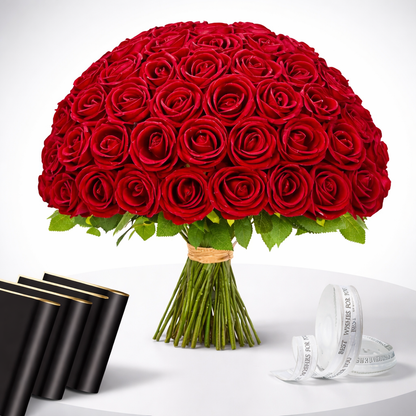 Artificial Rose Bouquet Set 50 Piece Wedding Gift Décor