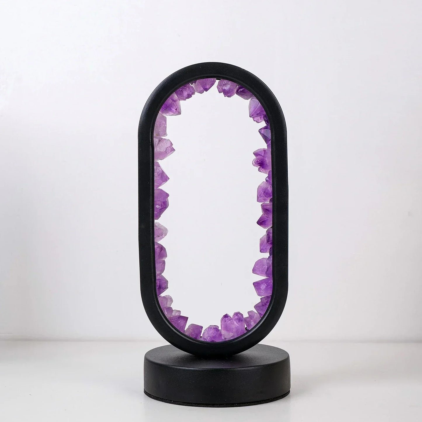 AuraStone Natural Amethyst Serenity Lamp