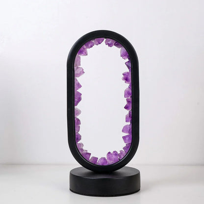 AuraStone Natural Amethyst Serenity Lamp