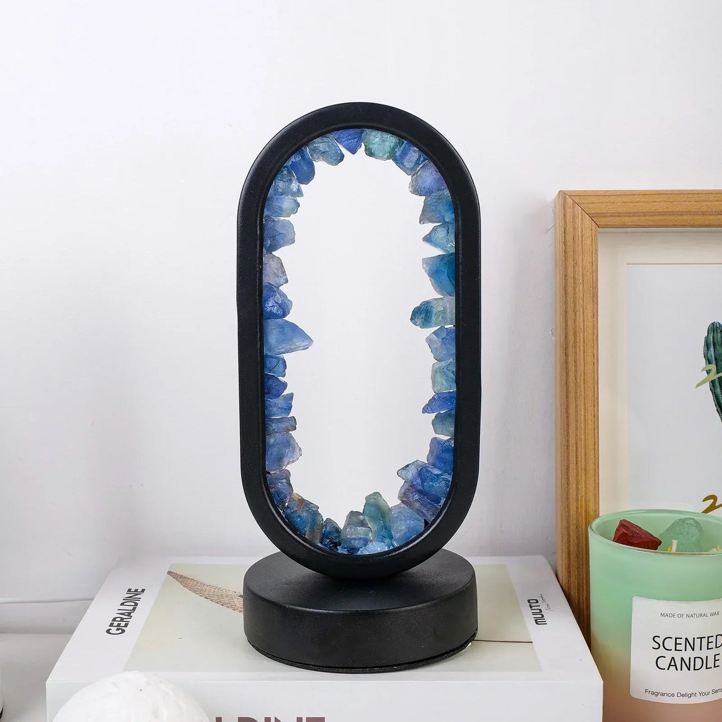 AuraStone Natural Amethyst Serenity Lamp