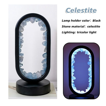 AuraStone Natural Amethyst Serenity Lamp