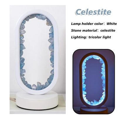 AuraStone Natural Amethyst Serenity Lamp