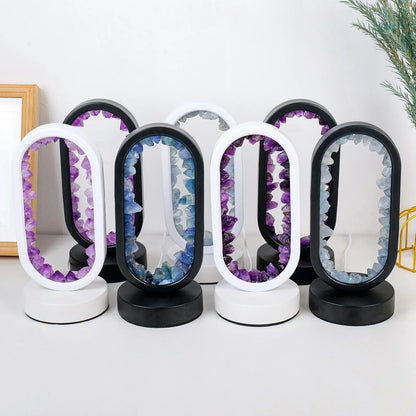 AuraStone Natural Amethyst Serenity Lamp
