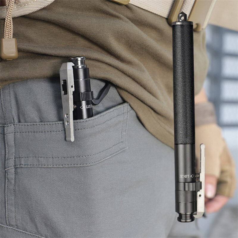 Automatic Folding Walking Stick with Ergonomic Handle
