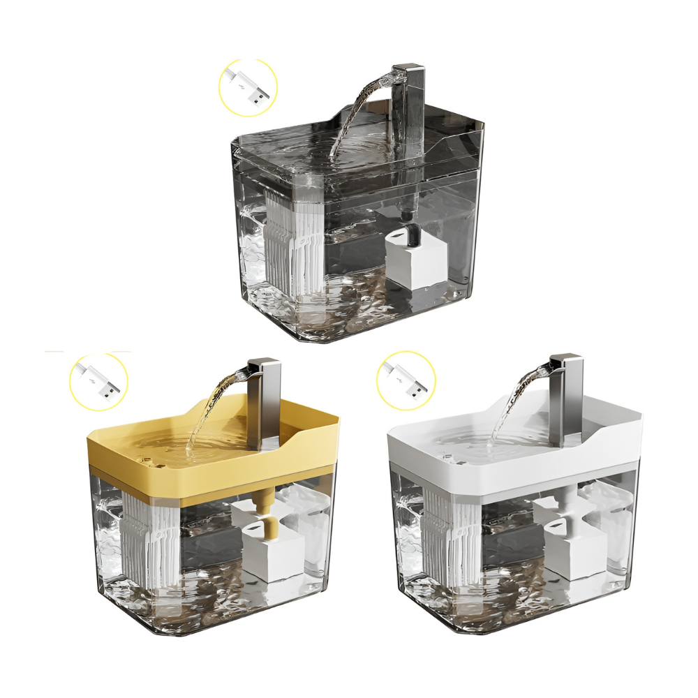 Automatic Pet Water Fountain with Filtered Flow