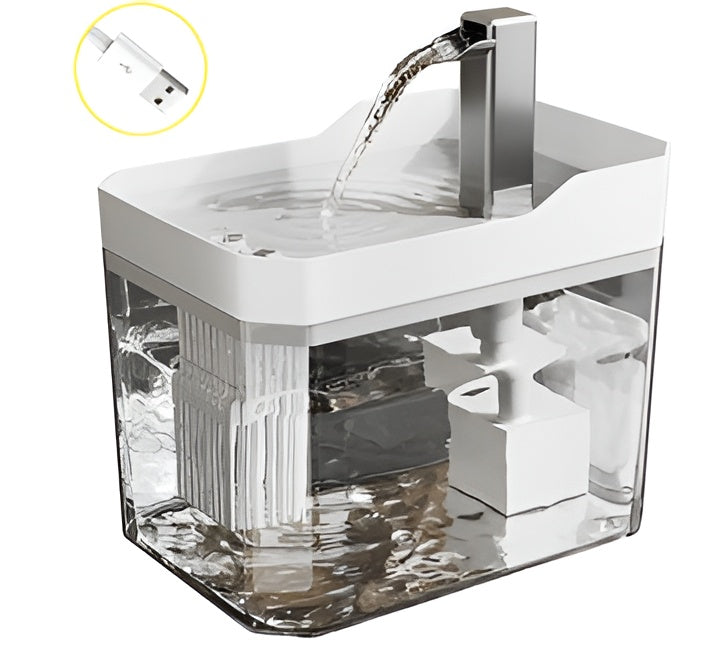 Automatic Pet Water Fountain with Filtered Flow