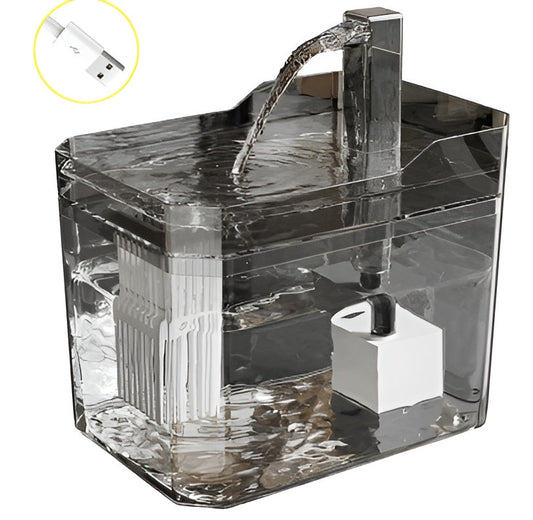 Automatic Pet Water Fountain with Filtered Flow