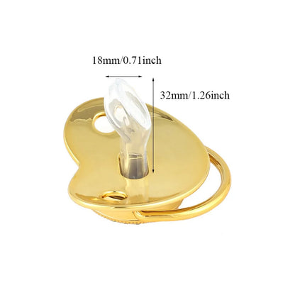 BPA-Free Silicone Baby Pacifier with Soft Soothing Nipple