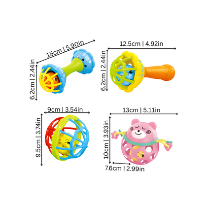 Baby Sensory Rattle and Teething Toy