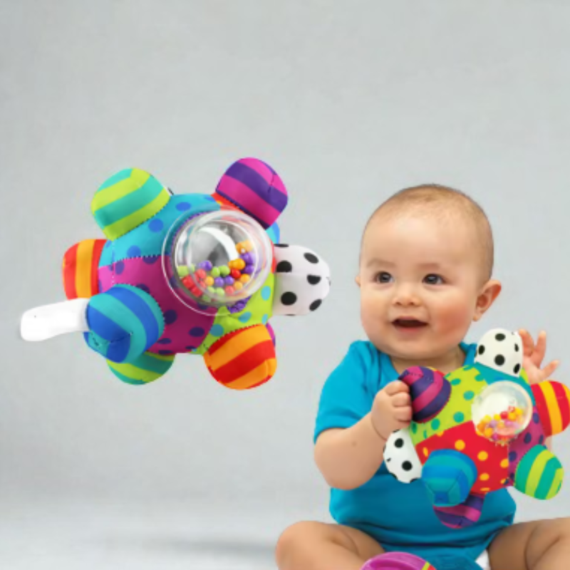 Baby Soft Sensory Grasping Rattle Toy