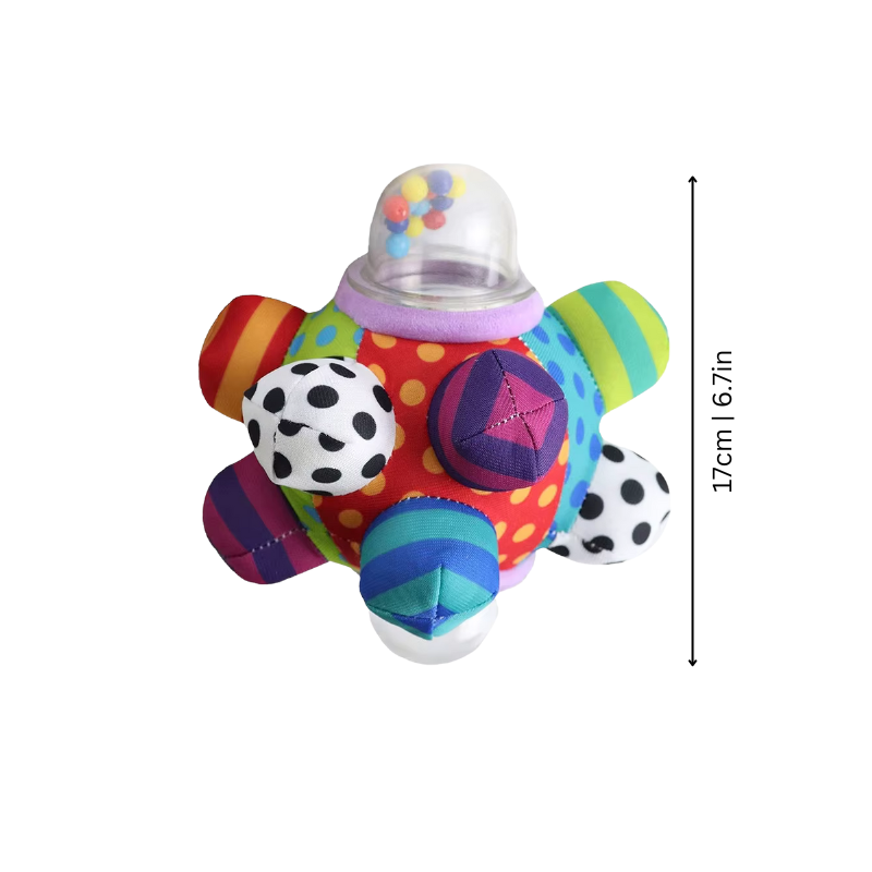 Baby Soft Sensory Grasping Rattle Toy
