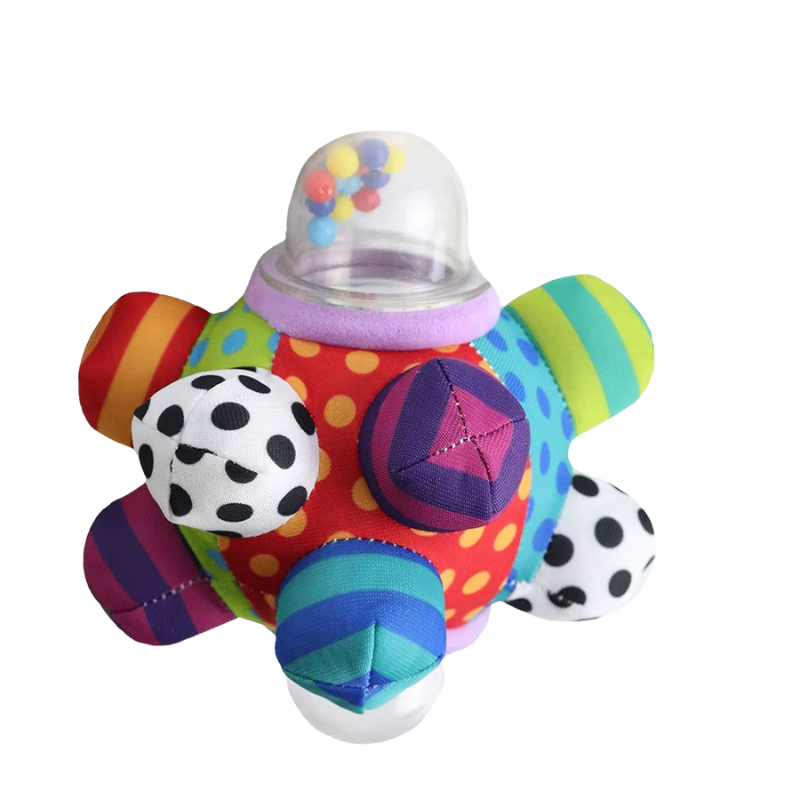 Baby Soft Sensory Grasping Rattle Toy