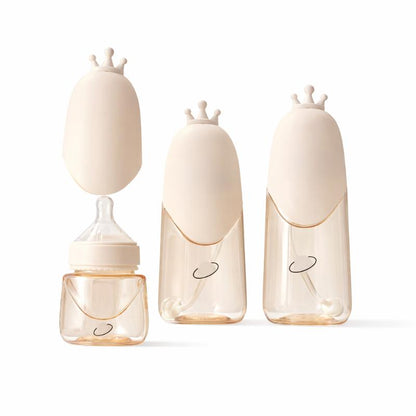 Baby Soft Silicone Anti-Colic Feeding Bottle Set