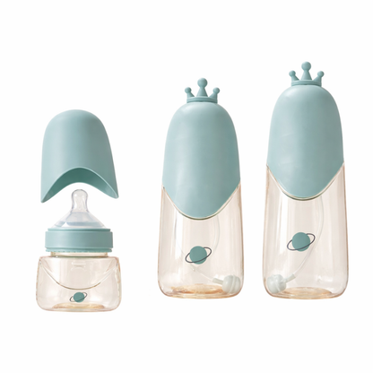 Baby Soft Silicone Anti-Colic Feeding Bottle Set