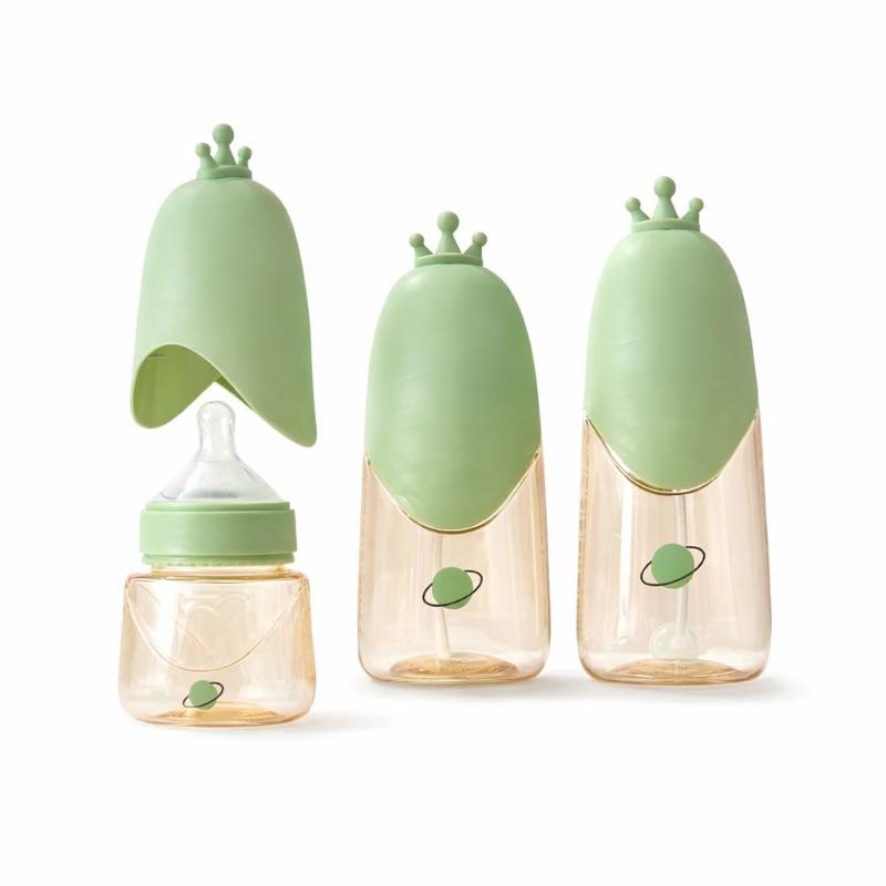 Baby Soft Silicone Anti-Colic Feeding Bottle Set