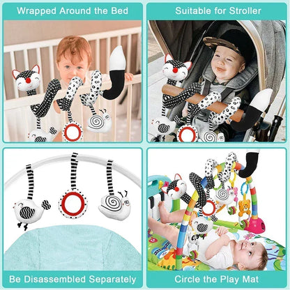 Baby Spiral Car Seat and Pram Sensory Toy
