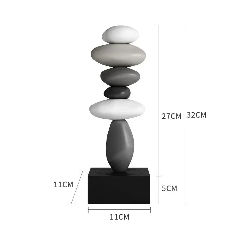 Balanture Zen Sculpture Modern Decorative Accent for Home