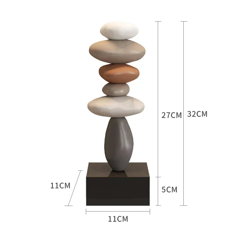 Balanture Zen Sculpture Modern Decorative Accent for Home