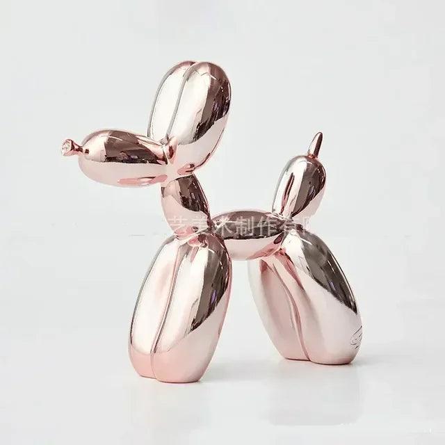 Balloon Dog Sculpture with Modern Resin Design for Playful and Stylish Home Decor