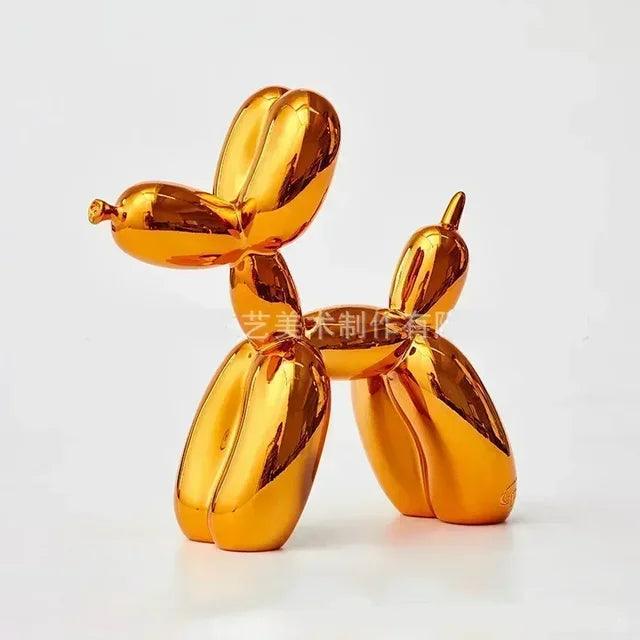 Balloon Dog Sculpture with Modern Resin Design for Playful and Stylish Home Decor