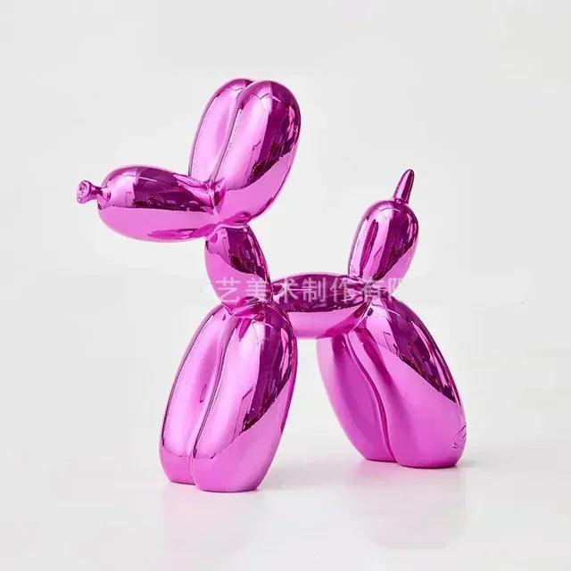 Balloon Dog Sculpture with Modern Resin Design for Playful and Stylish Home Decor