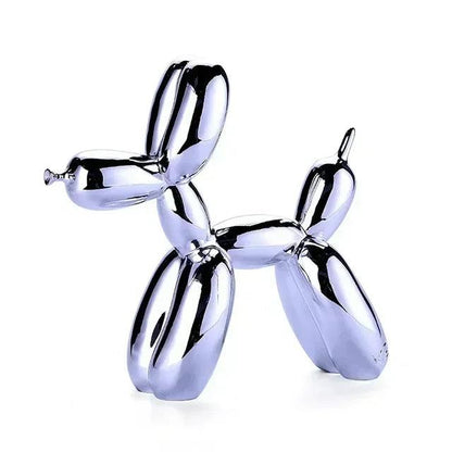 Balloon Dog Sculpture with Modern Resin Design for Playful and Stylish Home Decor