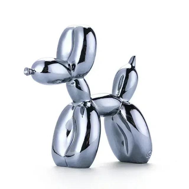 Balloon Dog Sculpture with Modern Resin Design for Playful and Stylish Home Decor