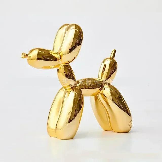 Balloon Dog Sculpture with Modern Resin Design for Playful and Stylish Home Decor