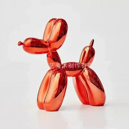 Balloon Dog Sculpture with Modern Resin Design for Playful and Stylish Home Decor