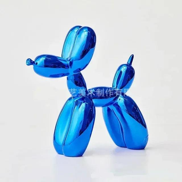 Balloon Dog Sculpture with Modern Resin Design for Playful and Stylish Home Decor