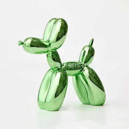 Balloon Dog Sculpture with Modern Resin Design for Playful and Stylish Home Decor
