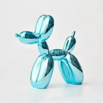 Balloon Dog Sculpture with Modern Resin Design for Playful and Stylish Home Decor