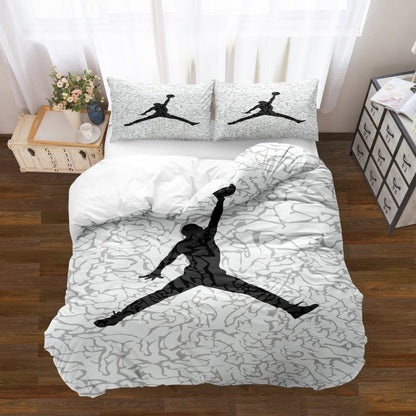 Bettwäsche-Set mit Basketballmotiv, Sportstil fürs Schlafzimmer