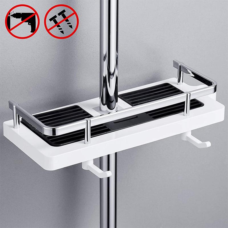 BathBuddy No Drill Shower Shelf Space Saving Bathroom Organizer