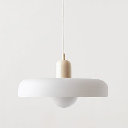 Bauhaus Glass Pendant Light Coloured Hanging Lamp