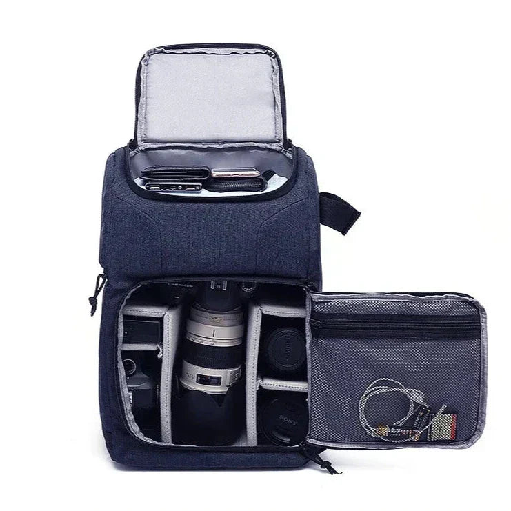 Beckett Waterproof Camera Backpack for DSLR and Accessories