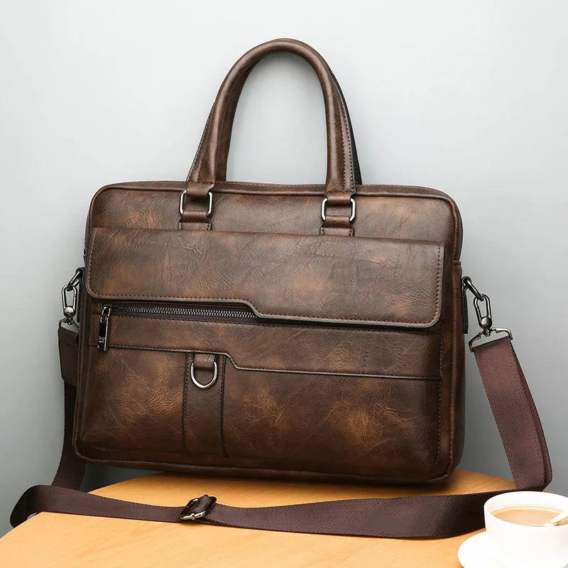 Benedicto Genuine Leather Shoulder Bag with Classic Crossbody Design for Everyday Use