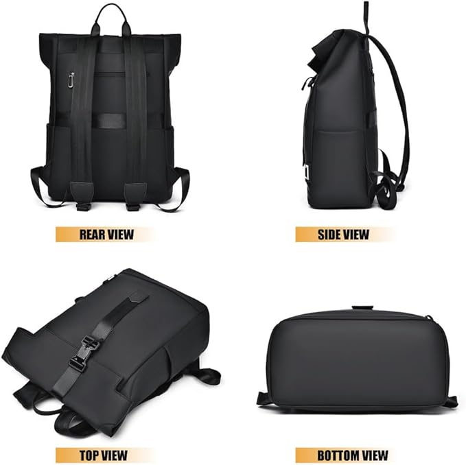 BergTrek Waterproof Travel Backpack with USB Charging Port