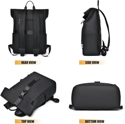 BergTrek Waterproof Travel Backpack with USB Charging Port