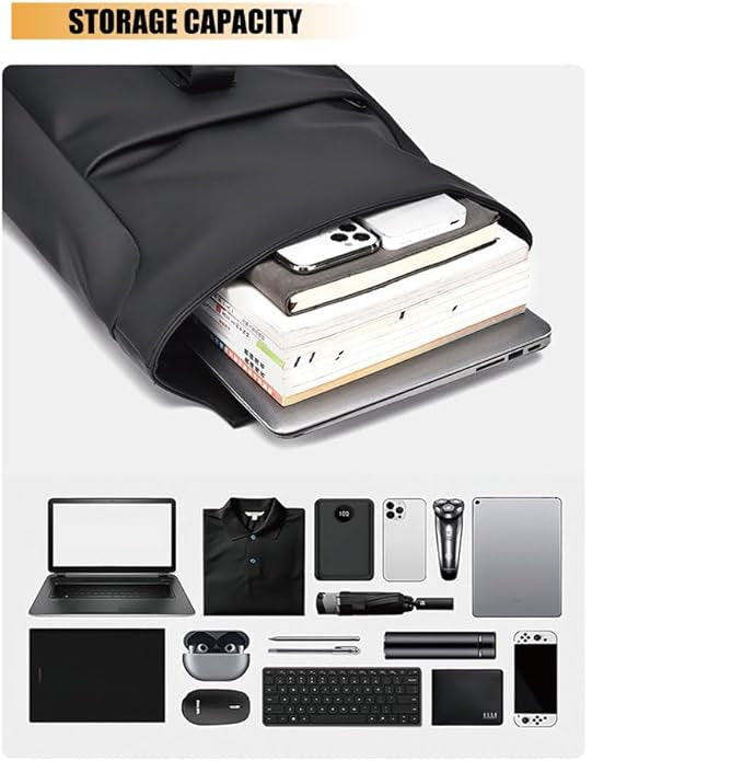 BergTrek Waterproof Travel Backpack with USB Charging Port
